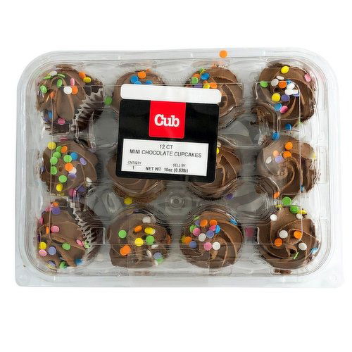 Cub Bakery Mini Chocolate Cupcakes