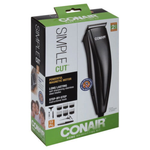 conair Simple Cut Home Haircutting Kit, 12 Piece