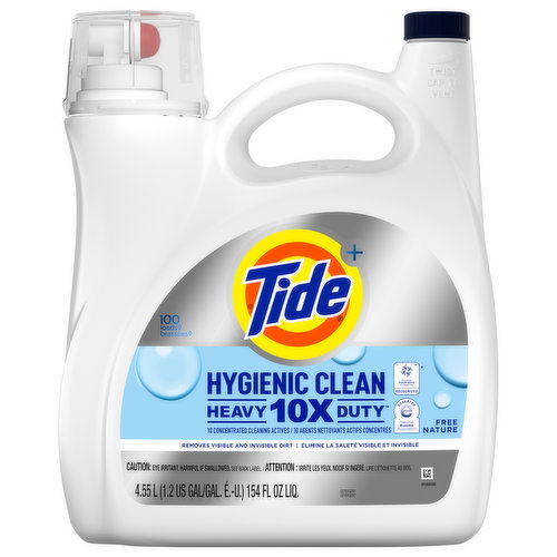 Tide Detergent, Hygienic Clean, 10x Heavy Duty