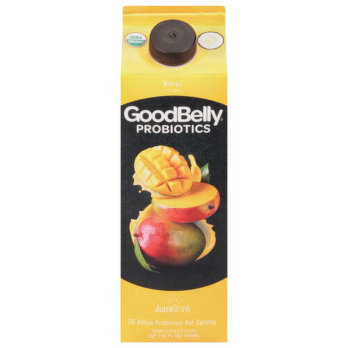 GoodBelly Probiotics Juice Drink, Mango