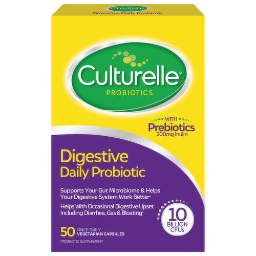 Culturelle Vegetarian Capsules Digestive Daily Probiotic