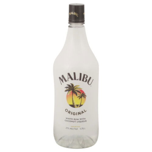 Malibu White Rum, with Coconut Liqueur, Original