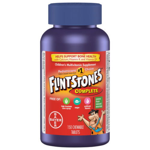 Flintstones Complete Multivitamin, Children's, Tablets