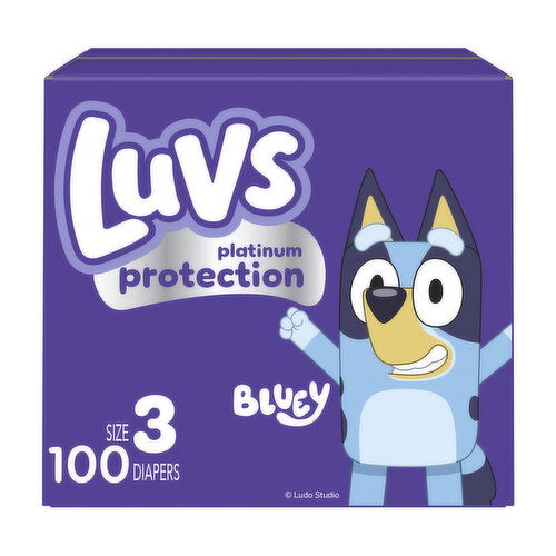 Luvs Platinum Protection Baby Diapers, Size 3