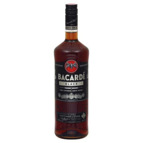 Bacardi Rum, Black