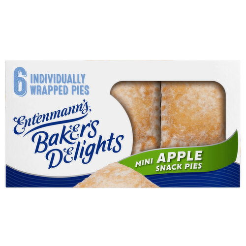 Entenmann's Baker's Delights Apple Mini Snack Pies, 6 packs, 12 oz