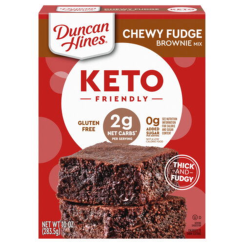 Duncan Hines Brownie Mix, Chewy Fudge, Thick and Fudgy