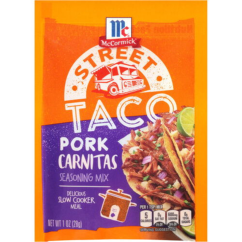 McCormick Street Taco Street Taco Pork Carnitas Seasoning Mix