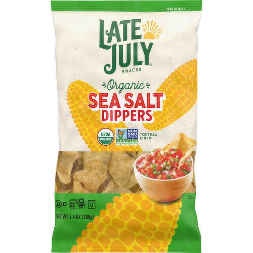 LATE JULY® Snacks Sea Salt Tortilla Chips