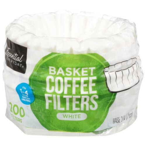 Essential Everyday White Basket Coffee Filters
