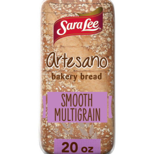 Sara Lee Artesano Smooth Multigrain Whole Wheat Pre-sliced Bread, 20 oz