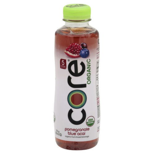 CORE Organic Beverage, Organic, Pomegranate Blue Acai