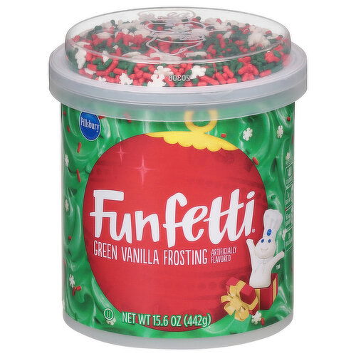 Funfetti Frosting, Green Vanilla