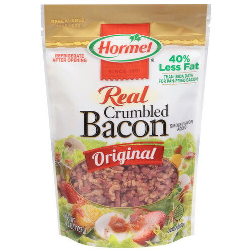 Hormel Bacon, Crumbled, Real, Original