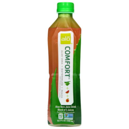 Alo Comfort Aloe Vera + Watermelon + Peach Aloe Vera Juice Drink