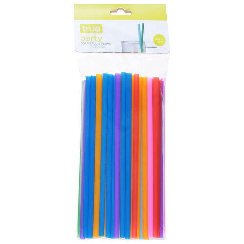 True Straws, Colorful, Party