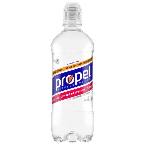 Propel Electrolyte Water Beverage, Orange Raspberry
