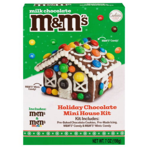 M&M's House Kit, Holiday, Chocolate, Mini