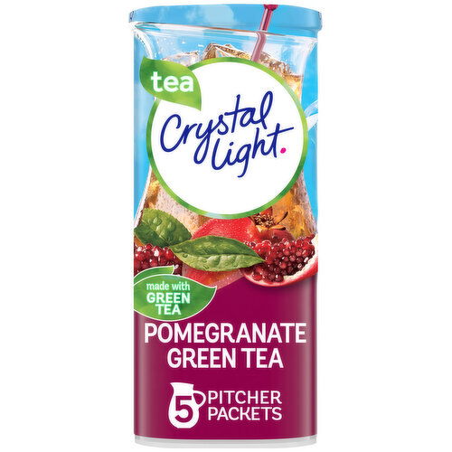 Crystal Light Pomegranate Green Tea Naturally Flavored Powdered Drink Mix