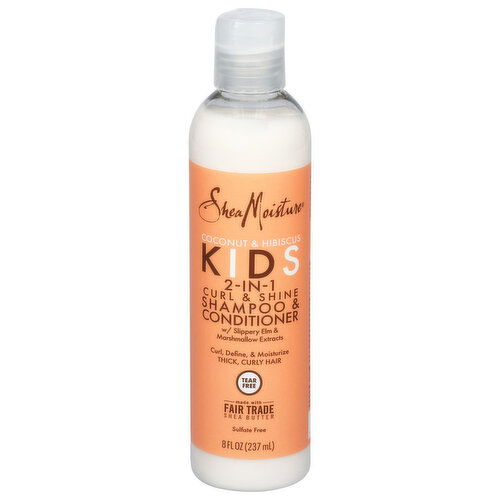 Shea Moisture Kids 2-in-1 Curl & Shine Coconut & Hibiscus Shampoo & Conditioner