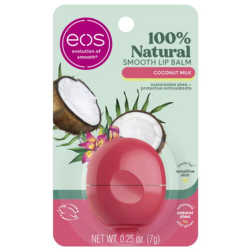 EOS Lip Balm, Coconut Milk, 100% Natural