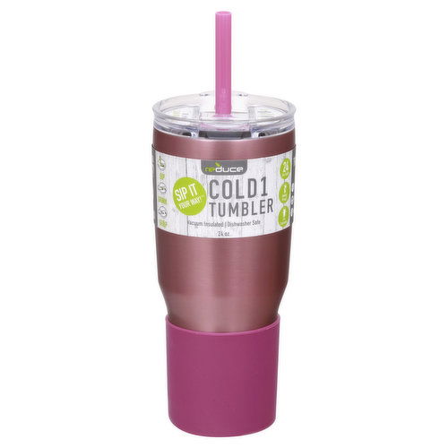 Reduce Cold 1 Tumbler, Rose, 24 Ounce