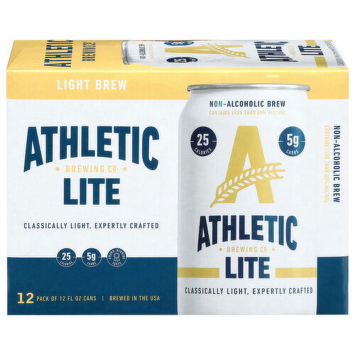 Athletic Brewing Co Non-Alcoholic Lite Beer