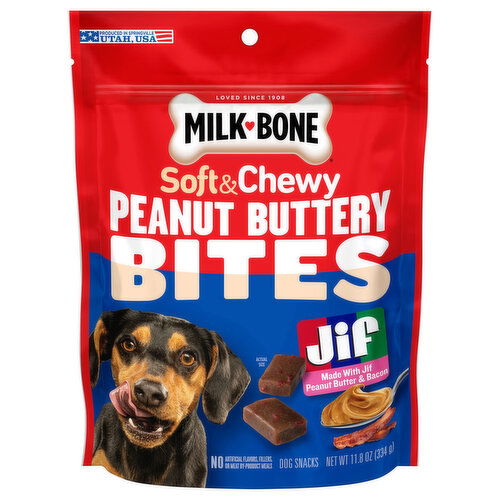 Milk-Bone Soft & Chewy Peanut Buttery Bites Dog Snacks