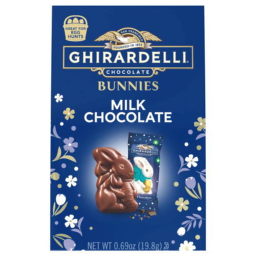 Ghirardelli Milk Chocolate, Bunnies