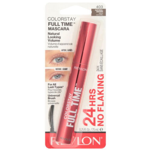 Revlon ColorStay Full Time Mascara, 403 Natural Brown