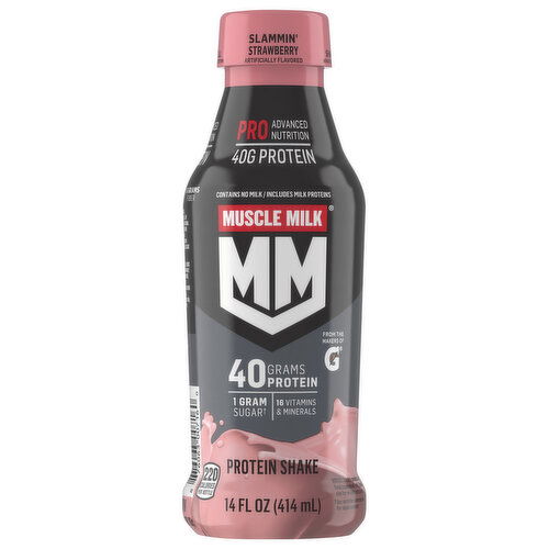 Muscle Milk Pro Advanced Nutrition Slammin' Strawberry Protein Shake