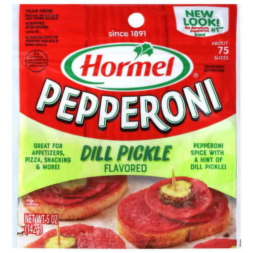 Hormel Dill Pickle Flavored Pepperoni