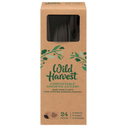 Wild Harvest Compostable Assorted Cutlery
