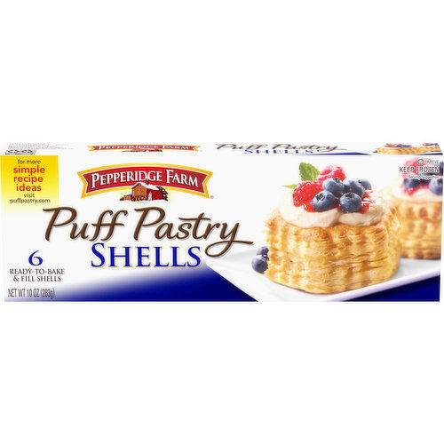 Pepperidge Farm® Puff Pastry Frozen Shells Pastry Dough