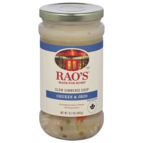 Rao's Made for Home Slow Simmered Chicken & Orzo Soup
