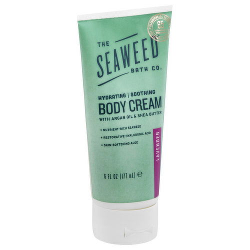 The Seaweed Bath Body Cream, Hydrating, Soothing, Lavender