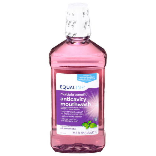 Equaline Mouthwash, Anticavity, Mint Eucalyptus
