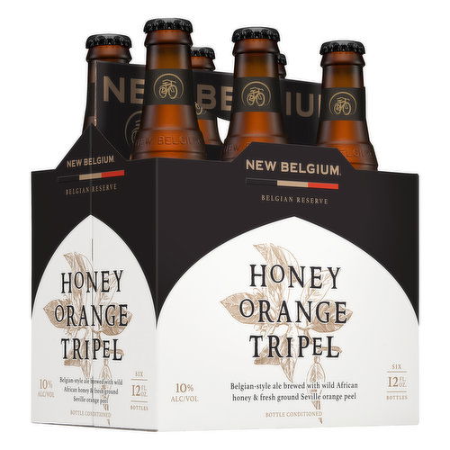 New Belgium Beer, Honey Orange Tripel, Belgian Reserve