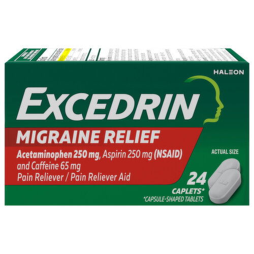 Excedrin Migraine Relief, Caplets