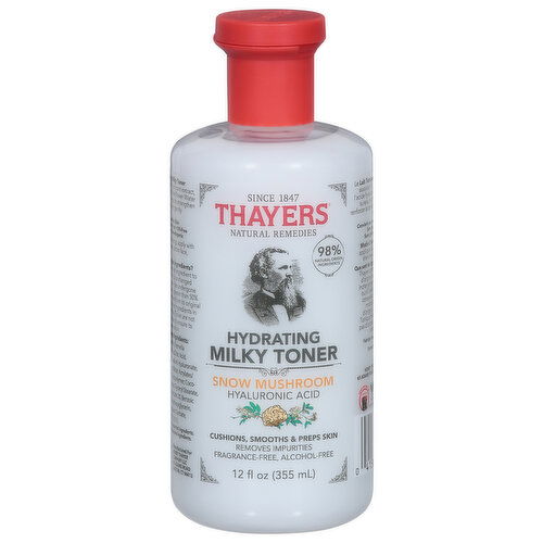 Thayers Milky Toner, Hydrating, Snow Mushroom