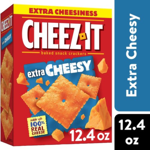 Cheez-It Cheese Crackers, Extra Cheesy