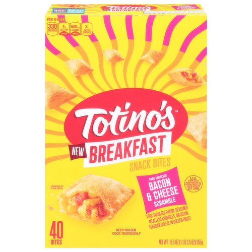 Totino's Snack Bites, Bacon & Cheese Scramble