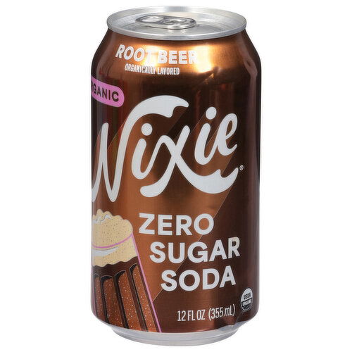 Nixie Soda, Organic, Zero Sugar, Root Beer