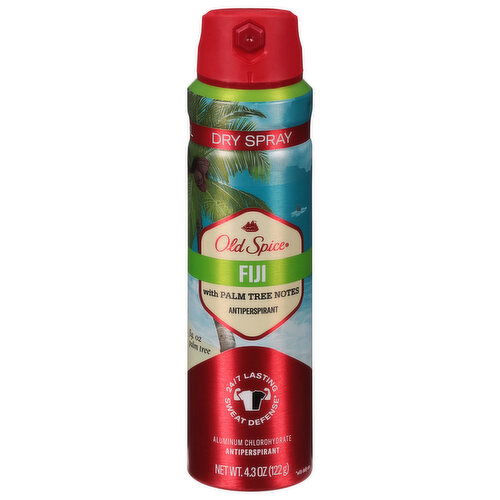 Old Spice Antiperspirant, Fiji with Palm Tree Notes, Dry Spray