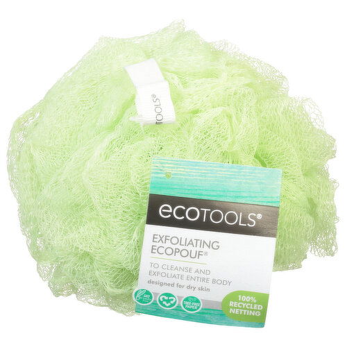 EcoTools EcoPouf Bath Sponge, Exfoliating