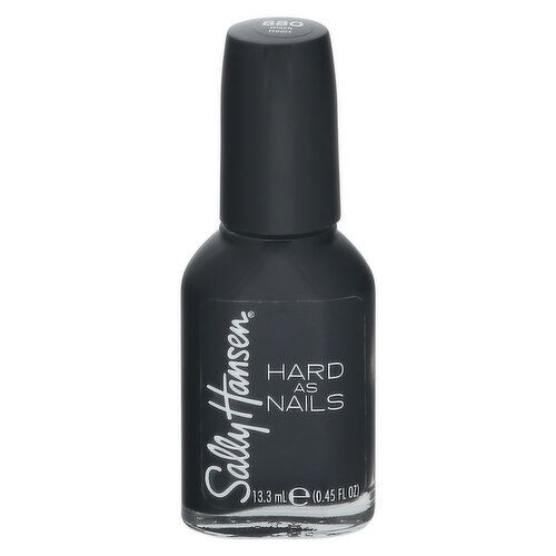 Sally Hansen Hard as Nails Nail Polish, Black Heart 880