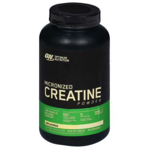 Optimum Nutrition Creatine Powder, Unflavored, Micronized