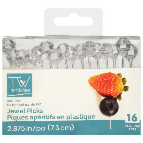 TrendWare Jewel Picks, 2.875 Inch