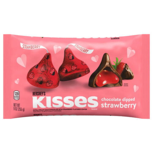 Hershey's Kisses Milk Chocolate, Chocolate Dipped Strawberry