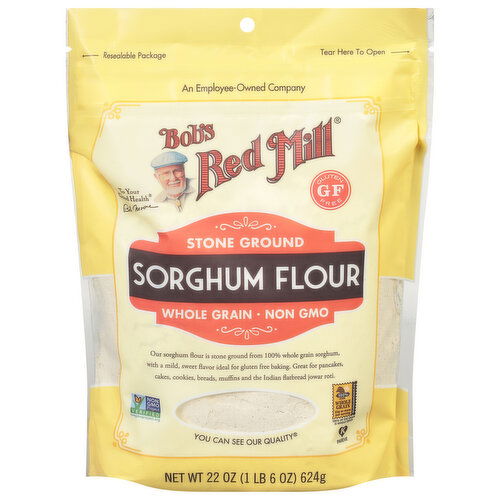 Bob's Red Mill Sorghum Flour, Stone Ground, Whole Grain